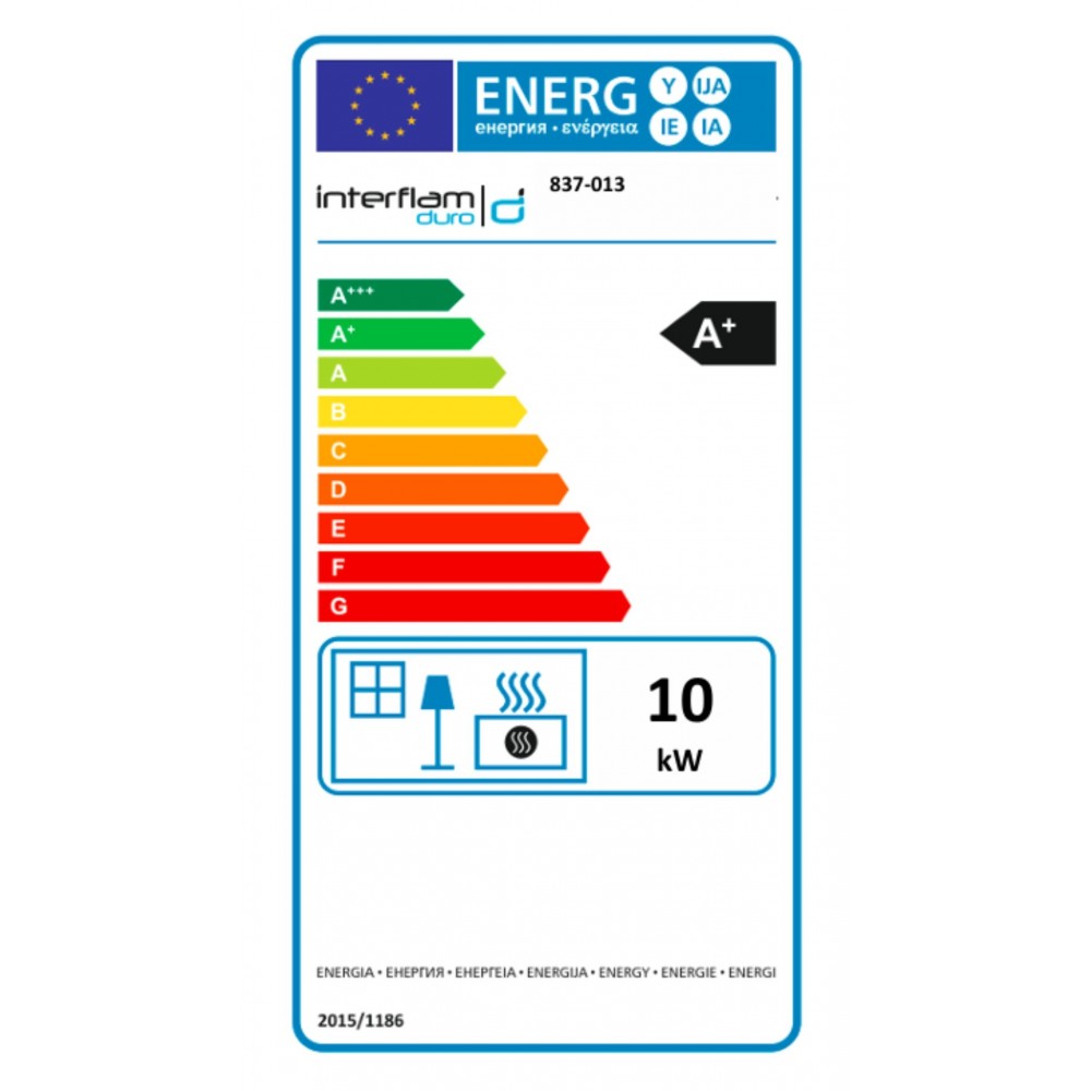 Cheminée à bois UNIFLAM 600 DURO S avec arrivée d’air, 10 kW | Insert Cheminées à bois | Insert cheminées |