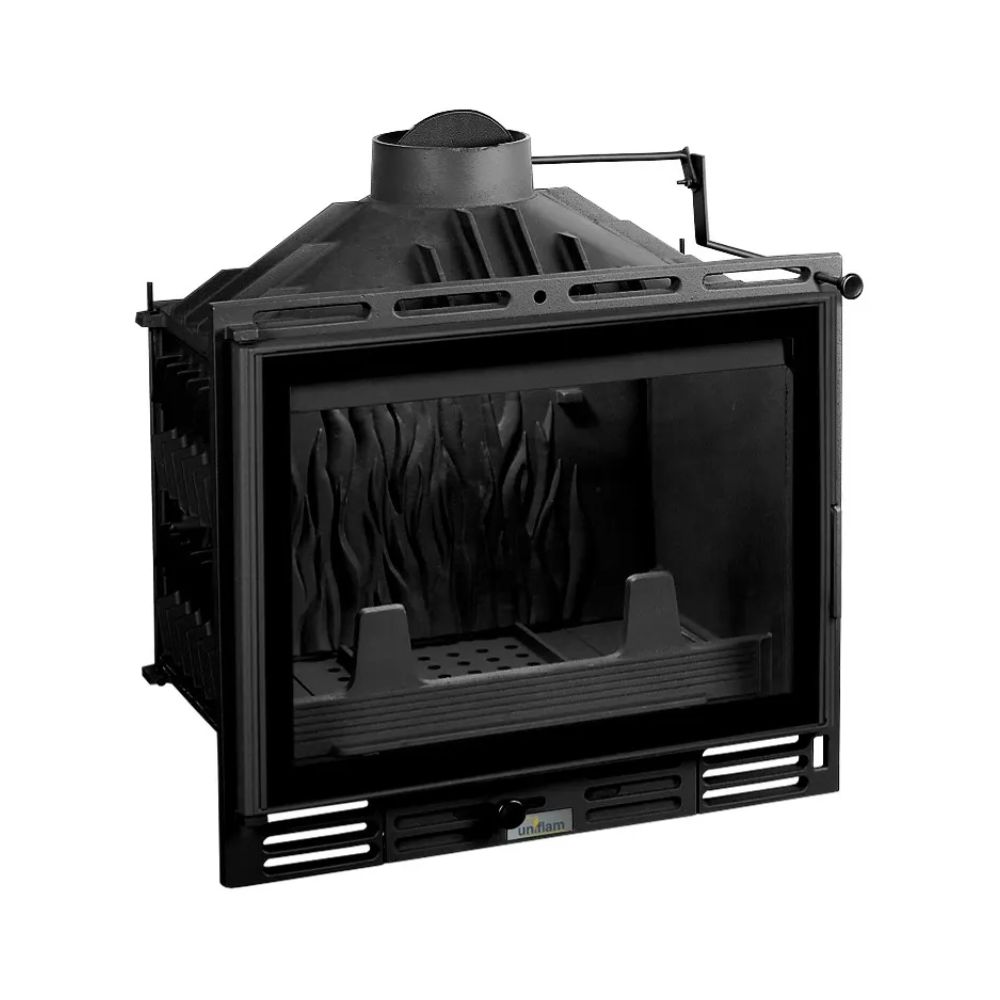 Cheminée à bois UNIFLAM 600 PLUS ECO avec registre, 8 kW | Insert cheminées en fonte | Insert cheminées |