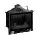Cheminée à bois UNIFLAM 600 PLUS ECO avec registre, 8 kW | Insert cheminées en fonte | Insert cheminées |