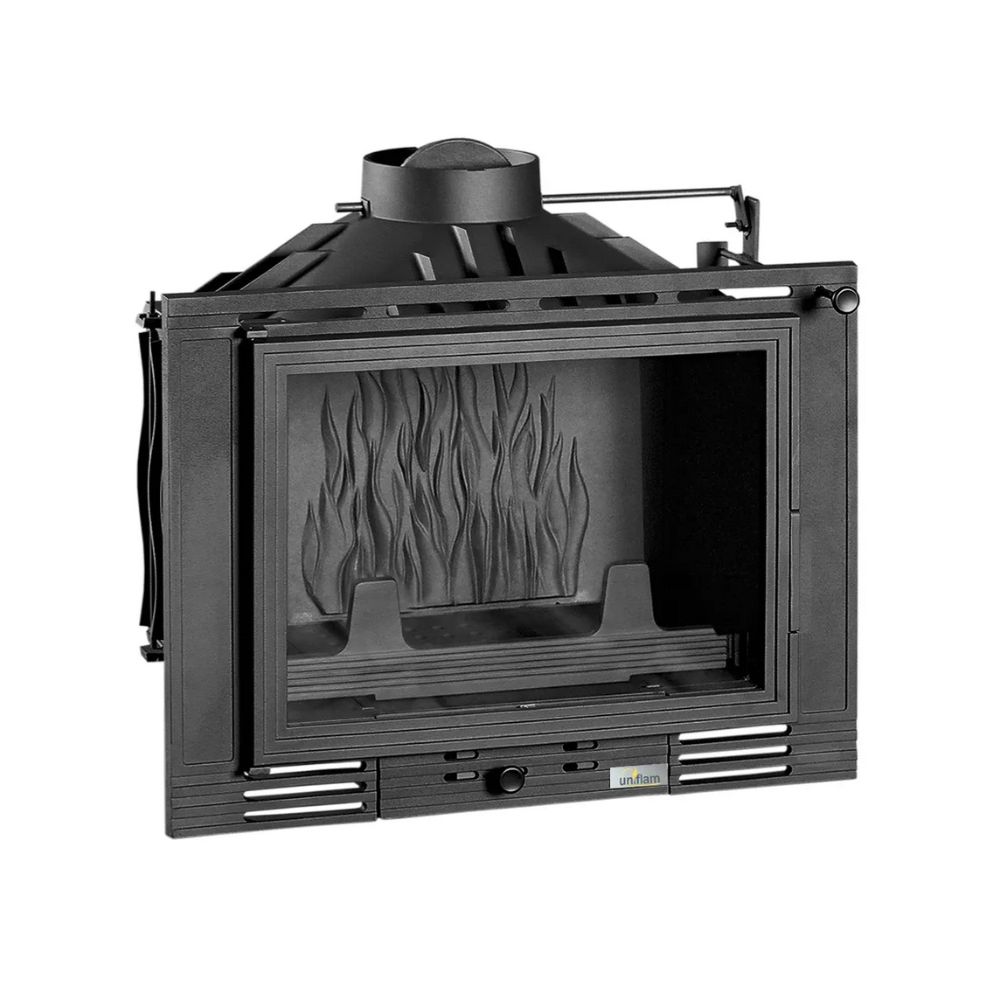 Cheminée à bois UNIFLAM 700 ECO avec registre et arrivée d'air, 8 kW | Insert Cheminées à bois | Insert cheminées |