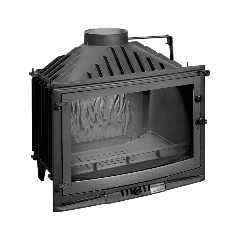 Cheminée à bois UNIFLAM 700 SELENIC ECO avec registre, 10 kW | Insert Cheminées à bois | Insert cheminées |