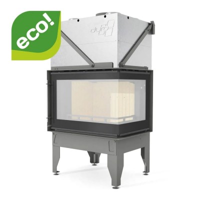 Cheminée à bois UNIFLAM 760 DURO avec conduits d’air et arrivée d’air, côté droit, 10,8 kW - Comparaison de produits