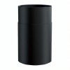 Conduit de cheminée noir MK NERO, Droit, Longueur 0,25 m, Ø150, Épaisseur 2mm