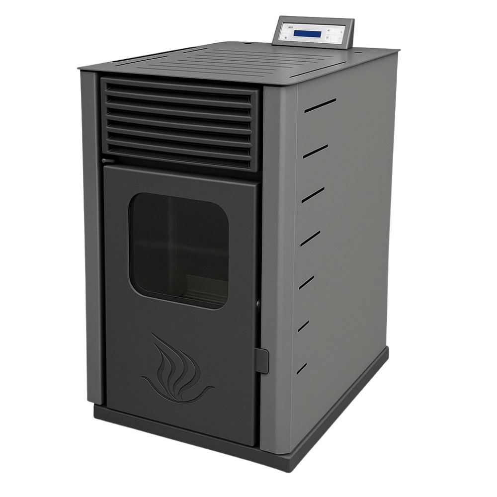 Poêle à granulés Mytherm Angela TA 40 gris, 40kW | Poêles à granulés |  |