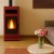 Poêle à granulés Mytherm Angela TA 8 PRO rouge , 8kW