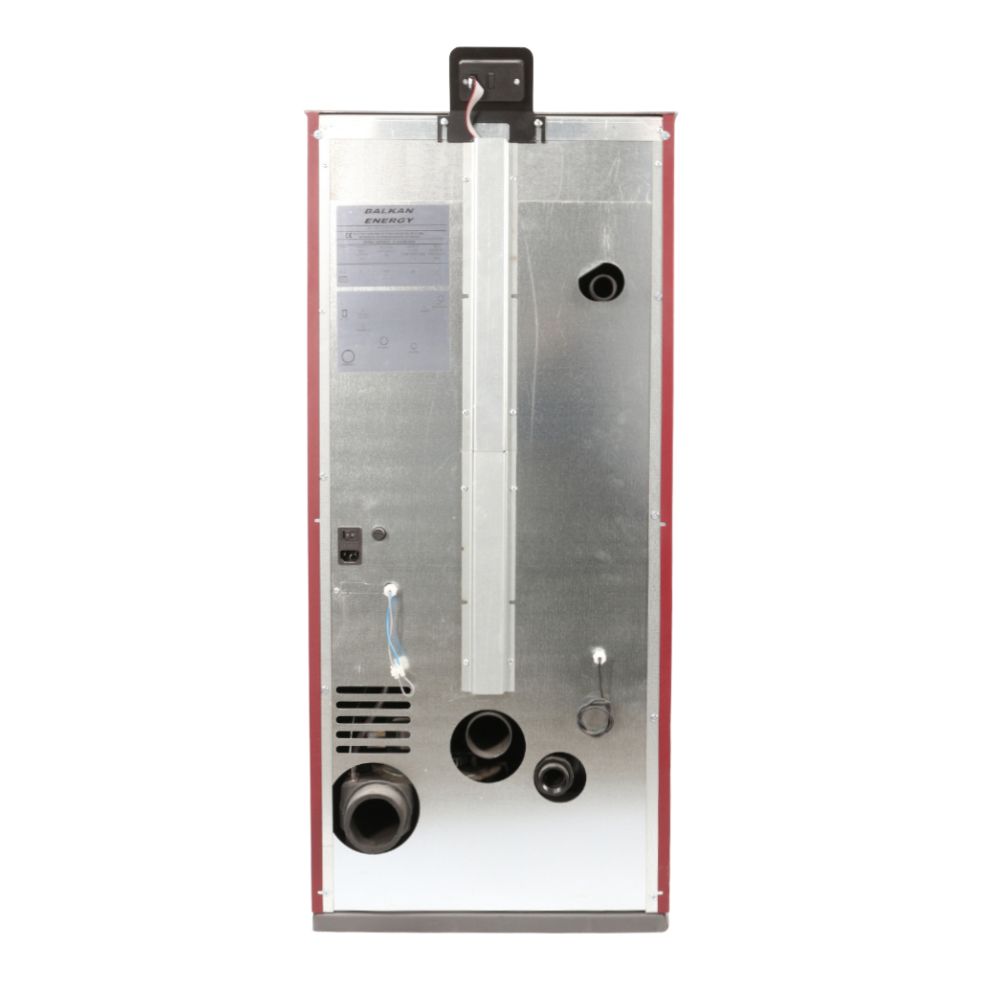 Poêle à granulés avec chaudière arrière Mytherm IOLI TS 27 rouge, 29.5kW | Poêles à granulés hydro | Poêles à granulés |