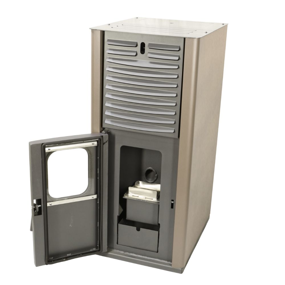 Poêle à granulés avec chaudière arrière Mytherm IOLI TS 35 beige, 38kW | Poêles à granulés hydro | Poêles à granulés |