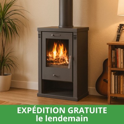 Poêle à bois Balkan Energy Talon 7 kW, bûches - Poêles à bois