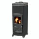 Poêle à bois Plamen Dora 10N noir, 7.2kW, Log | Poêles à bois en fonte | Poêles à bois |