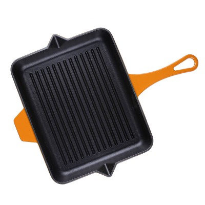 Poêle grill en fonte émaillée Hosse, Dijon, 26x32cm - Poêle grill en fonte