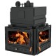 Insert cheminée bouilleur Prity 2C W28, 33.2kw | Insert cheminées bouilleur | Insert cheminées |