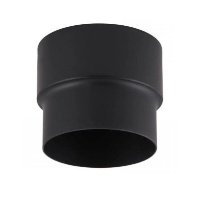 Réducteur de conduit de cheminée PARKANEX, acier, noir, Ø130-150, Épaisseur 2mm - Cheminée