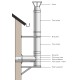 Kit conduit de cheminée pour poêle à granulés, Inox, Isolé, Ф80 (diamètre intérieur), 5.7m | Kits conduit de cheminée | Cheminée |