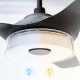 Ventilateur plafond avec Wi-Fi et télécommande Telemax CES565SL, 142cm | Ventilateurs plafond | Ventilateurs |