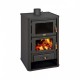 Poêle à bois avec four Prity FG 14,2kW, Log | Poêles à bois air  | Poêles à bois |