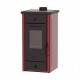 Poêle à bois Alfa Plam Elita 3 Rouge 7kW, bûches | Poêles à bois air  | Poêles à bois |
