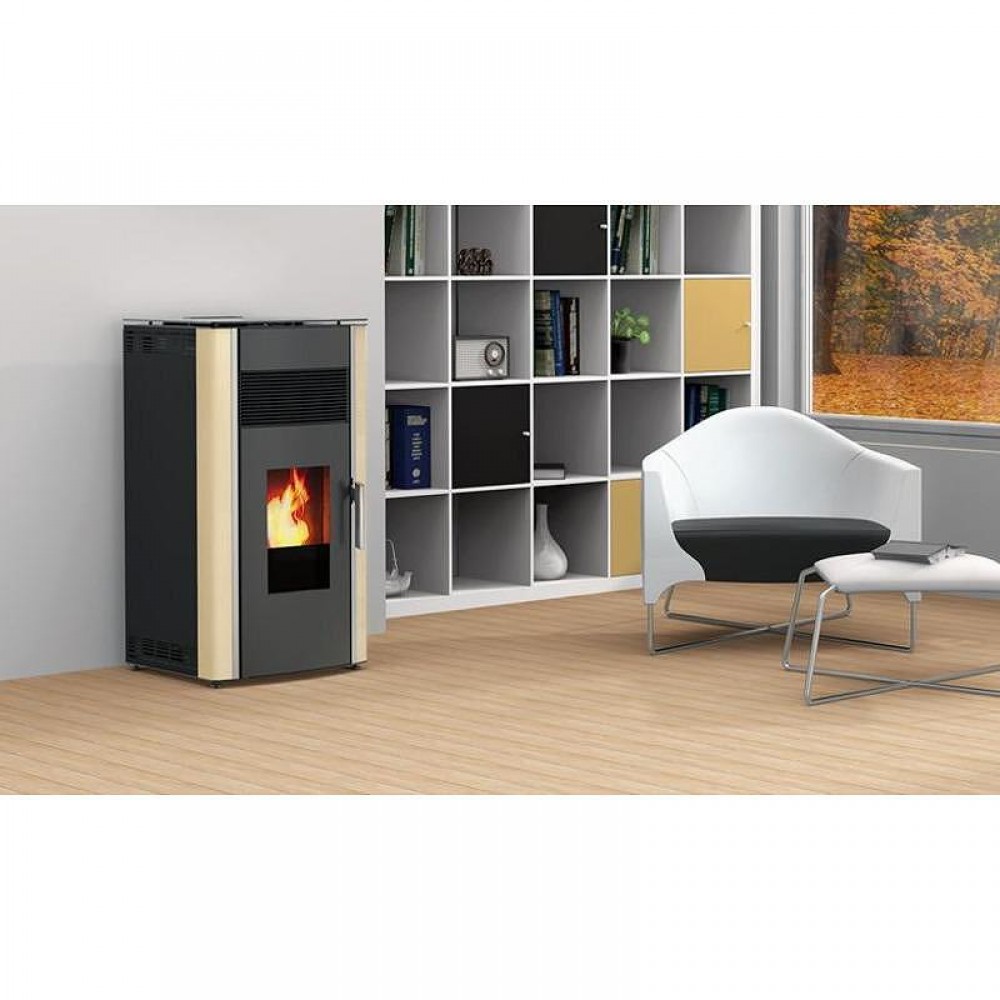 Poêle à granulés  Alfa Plam Luca Ivory, 8 kW | Poêles à granulés air  | Poêles à granulés |