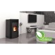 Poêle à granulés hydro  Alfa Plam Commo 15 Noir, 15 kW | Poêles à granulés hydro | Poêles à granulés |
