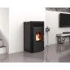 Poêle à granulés hydro  Alfa Plam Commo 15 Noir, 15 kW | Poêles à granulés hydro | Poêles à granulés |
