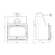 Insert cheminée Prity AC, 14kW | Cheminees avec insert en fonte | Insert cheminées |