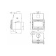 Insert cheminée bouilleur Prity C W28, 33.2kw | Insert cheminées bouilleur | Insert cheminées |