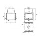 Insert cheminée bouilleur Prity 2C W28, 33.2kw | Insert cheminées bouilleur | Insert cheminées |