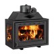Insert cheminée Prity O, Gauche,10kw | Insert Cheminées à bois | Insert cheminées |
