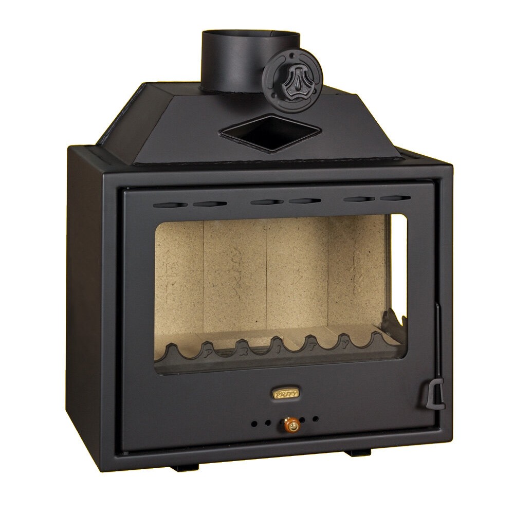 Insert cheminée Prity PS2, Droite, 10.3kW | Insert Cheminées à bois | Insert cheminées |