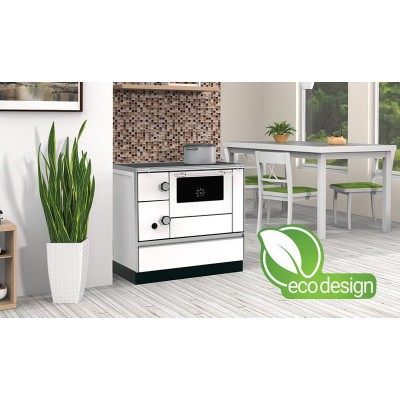 Cuisinière à bois Alfa Plam Alfa 90 H Favorit Blanc Droit, 6.4kW - Comparaison de produits