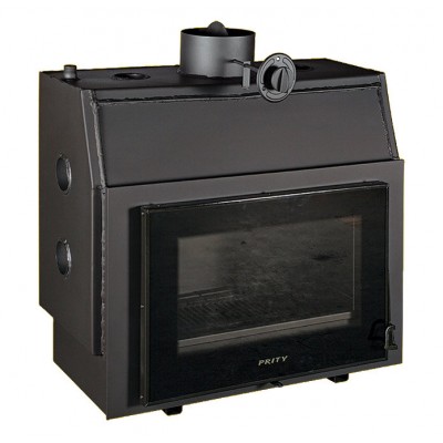 Insert cheminée bouilleur Prity P W18 TV, 18.4kw - Insert cheminées