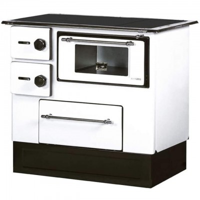 Cuisinière à bois Alfa Plam Regular 46 Blanc droit, 5 kW - Comparaison de produits
