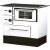 Cuisinière à bois Alfa Plam Regular 46 Blanc droit, 5 kW