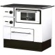 Cuisinière à bois Alfa Plam Regular 46 Blanc droit, 5 kW | Cuisinières à bois | Bois |