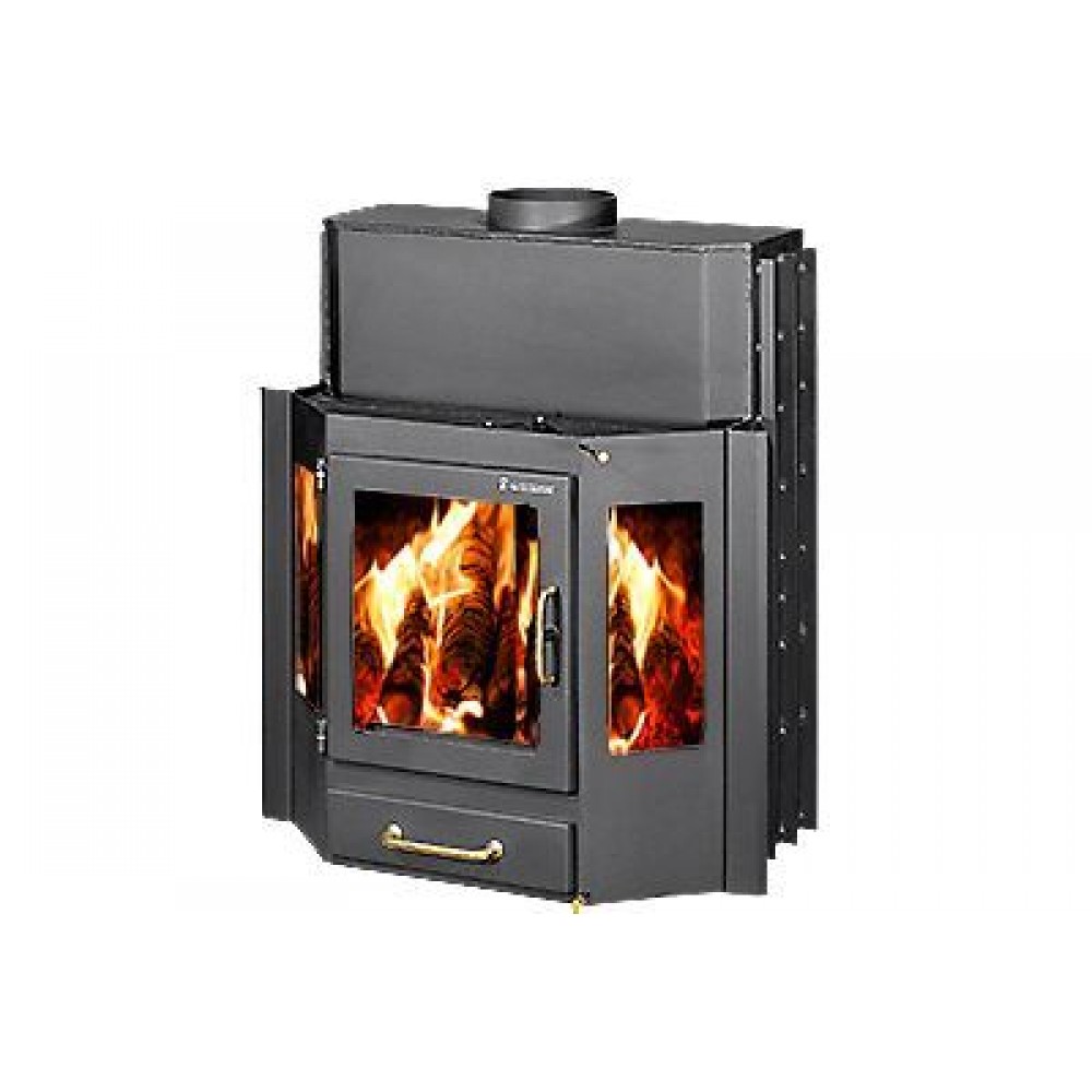 Fireplace insert BALKAN ENERGY Diplomat 21 B, 18kW | Fireplaces with Back Boiler | Fireplaces |