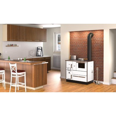 Cuisinière à bois ,bouilleur Alfa Plam Alfa Term 27 Blanc, 27.56 kW - Comparaison de produits