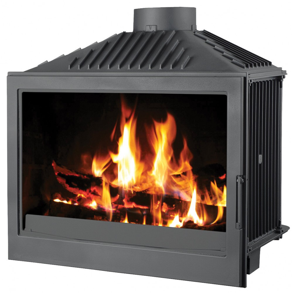Insert cheminée Victoria Bordeaux (Sans clapet), 14kW | Insert Cheminées à bois | Insert cheminées |