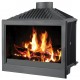 Insert cheminée Victoria Bordeaux (Sans clapet), 14kW | Insert Cheminées à bois | Insert cheminées |