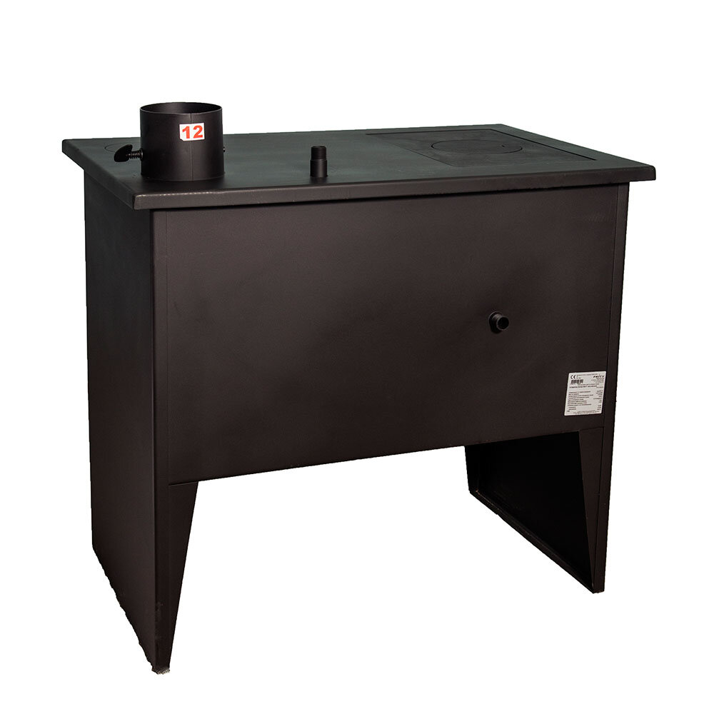 Cuisinière à bois , bouilleur Prity 1P41 W12, 12.1kW | Poêles à bois bouilleur | Poêles à bois |