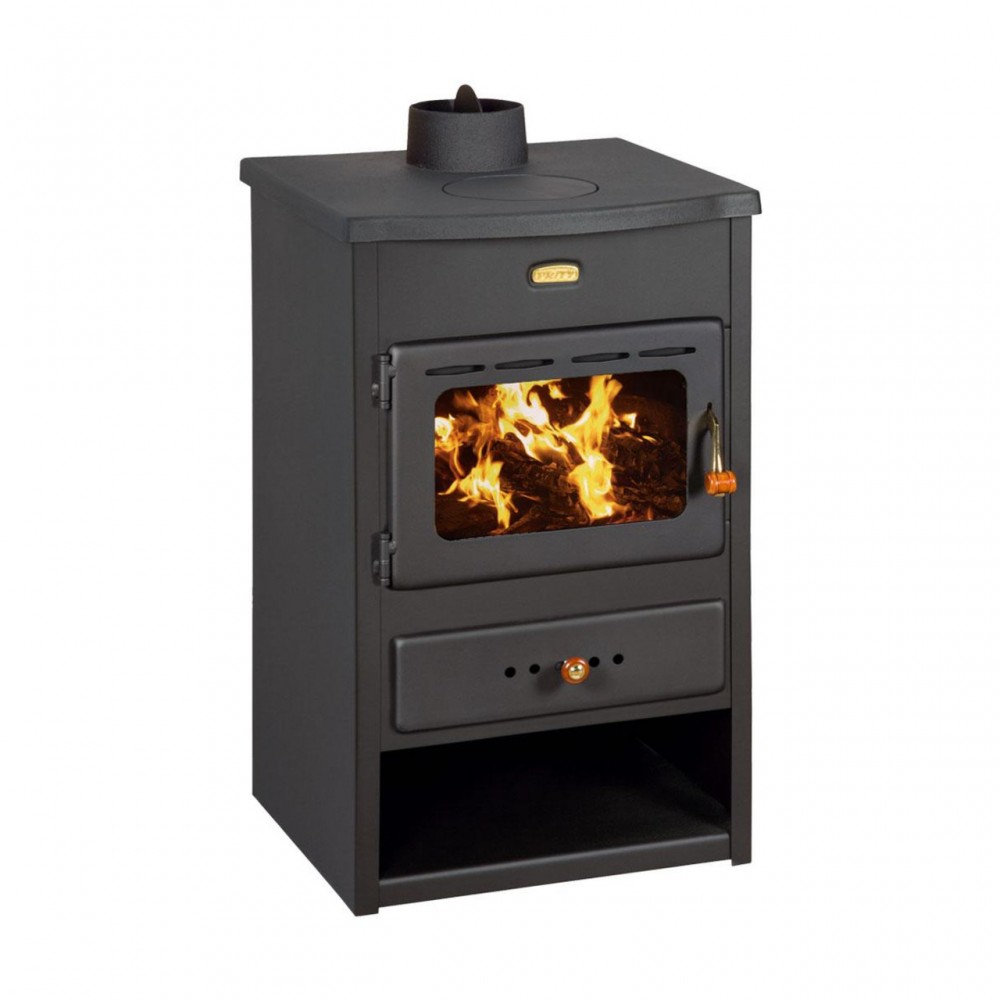 Poêle à bois bouilleur Prity K1 CP W8 avec dessus en fonte, 7kW | Poêles à bois bouilleur | Poêles à bois |