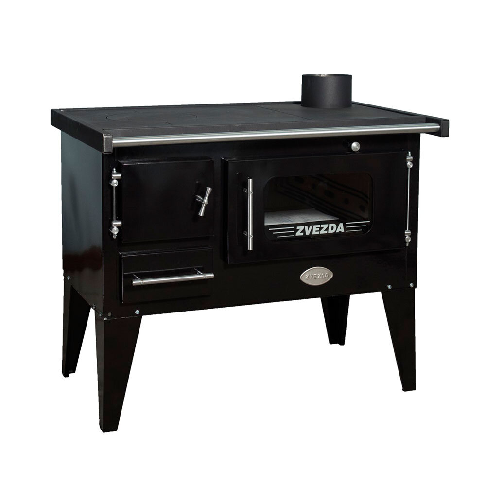 Cuisinière à bois Zvezda Narodna E, 6.1kW | Cuisinières à bois | Bois |
