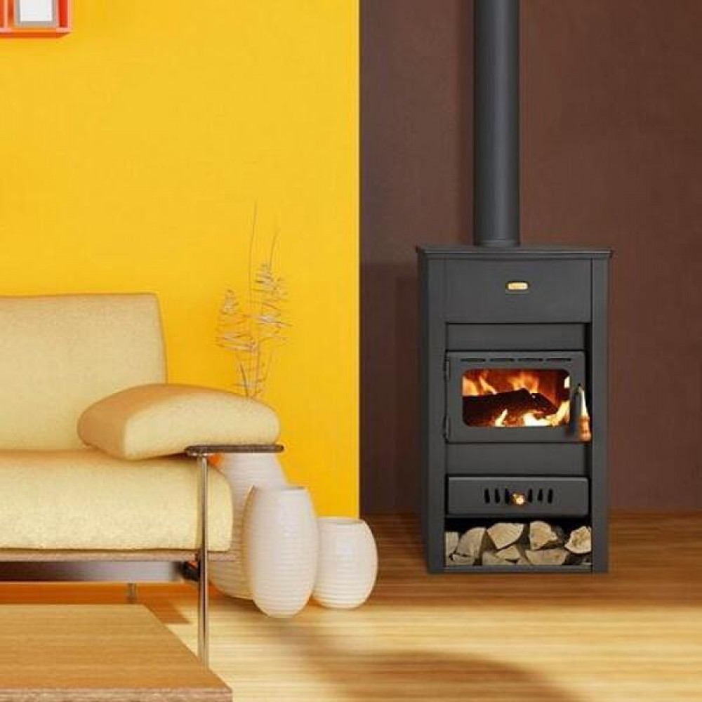 Poêles à bois bouilleur Prity K2 CP W13 avec dessus en fonte, 9.9kW | Poêles à bois bouilleur | Poêles à bois |