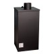 Poêle à bois Prity K1 Optima 9,5 kW, bûches de bois | Poêles à bois air  | Poêles à bois |
