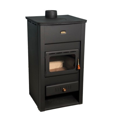 Poêle à bois Prity K2 CP avec dessus en fonte, 10.4 kW, bûches - Comparaison de produits