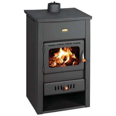 Poêle à bois Prity K2 CP avec dessus en fonte, 10.4 kW, bûches - Comparaison de produits