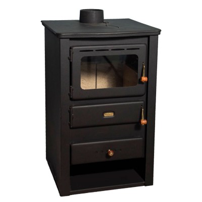 Poêle à bois Prity K22 CP avec dessus en fonte, 10.4kW - Comparaison de produits