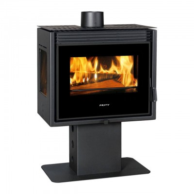 Poêle à bois Prity PM3L TV 13kW - Prity