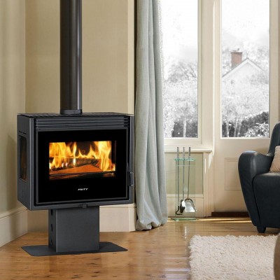 Poêle à bois Prity PM3L TV 13kW - Prity
