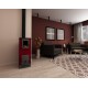 Poêle à bois Alfa Plam Vulkan S Rouge 4kW, bûches | Poêles à bois air  | Poêles à bois |