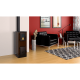 Poêle à bois Alfa Plam Vulkan S Marron 4kW, bûches | Poêles à bois air  | Poêles à bois |