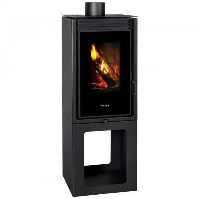 Poêle à bois Prity PMV TV 11kW, Log - Prity